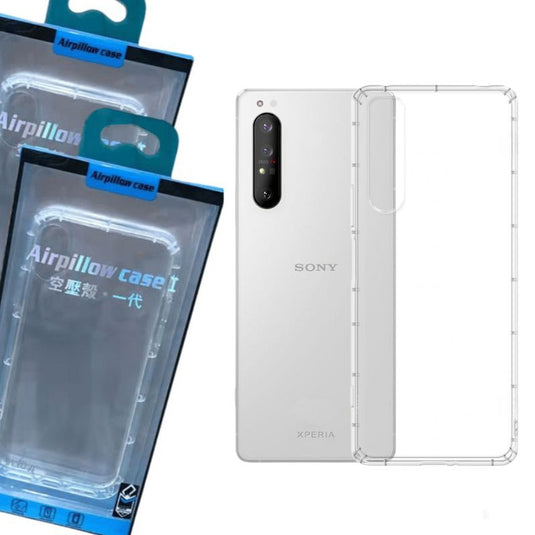 Sony Xperia 1 II - AirPillow Cushion Clear Transparent Back Cover Case