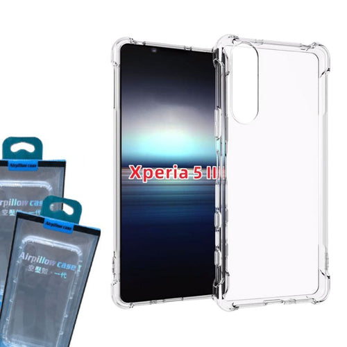 Sony Xperia 5 ll (SO-52A) - AirPillow Cushion Clear Transparent Back Cover Case