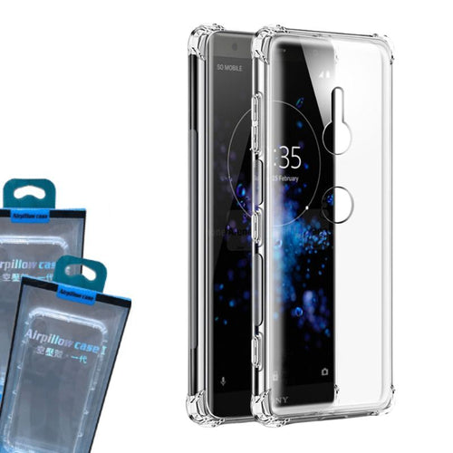 Sony Xperia XZ3 (H9436) - AirPillow Cushion Clear Transparent Back Cover Case