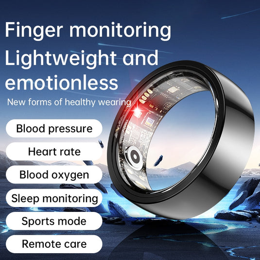 [Brand New] R1000 SIZE 13 Smart Ring, Support Heart Rate / Blood Oxygen / Sleep / Multiple Sports Modes