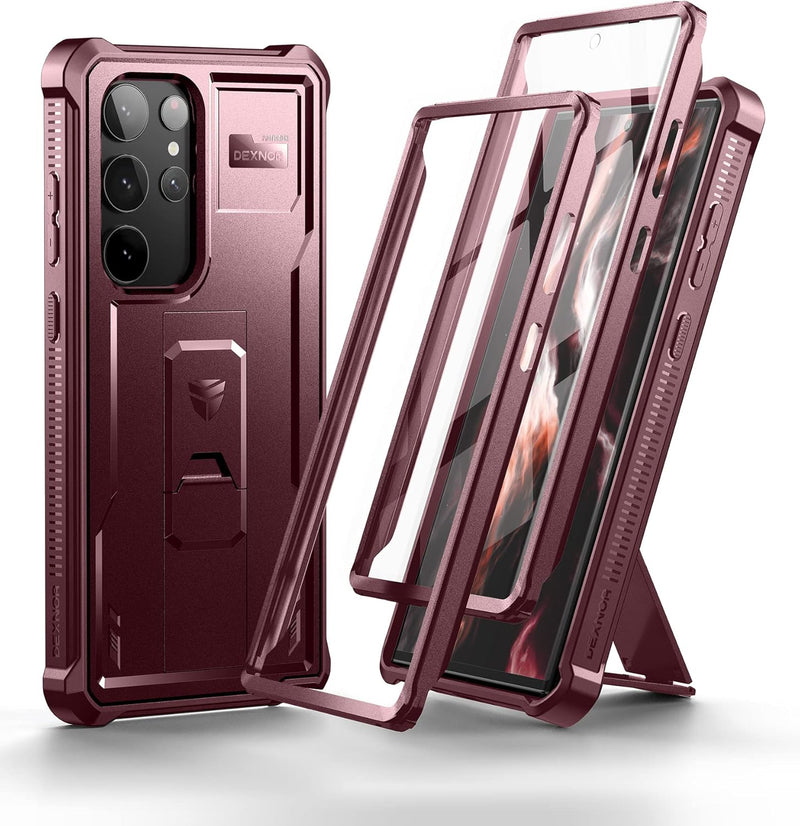 Load image into Gallery viewer, [Double Front Frame &amp; Kickstand] Samsung Galaxy S23/PE/Plus/Ultra - Shockproof Rugged Case Full-Body Bumper Protective Heavy Duty Case
