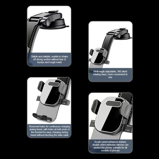 [RT-69B] Universal Dashboard Suction EASY LOCK Mobile Phone Holder - Polar Tech Australia
