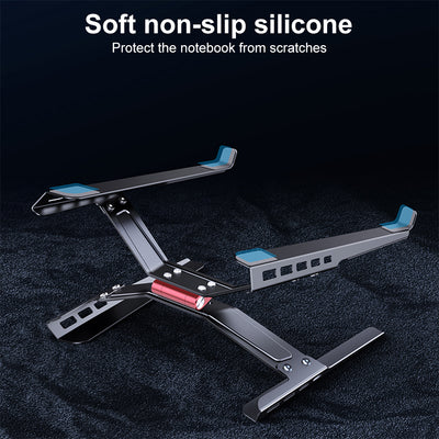 Laptop Stand Adjustable Laptop Holder Riser Carbon Steel Portable Notebook Stand - i-Station Mobile Phone & Electronic Device Repair and Accessories