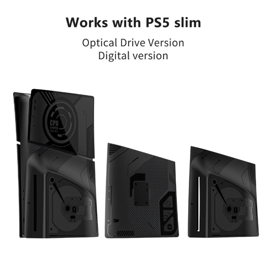 Sony PlayStation PS5 Slim Disc/Digital Edition Mechanical-Style Replaceable Shell – DIY Decorative Custom Cover