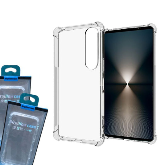 Sony Xperia 1 VI (XQ-EC72) - AirPillow Cushion Clear Transparent Back Cover Case