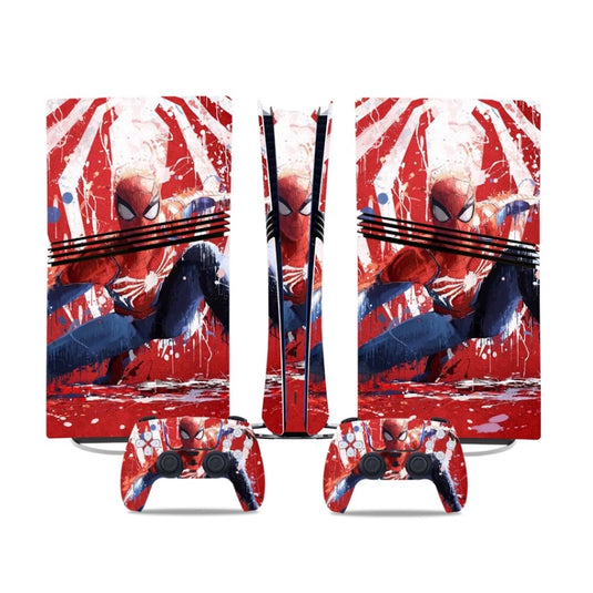 Sony PlayStation PS5 Pro Spider-Man Venom Theme Digital Edition Console Skin Sticker – No Residue PVC | Scratch-Resistant Gaming Designs