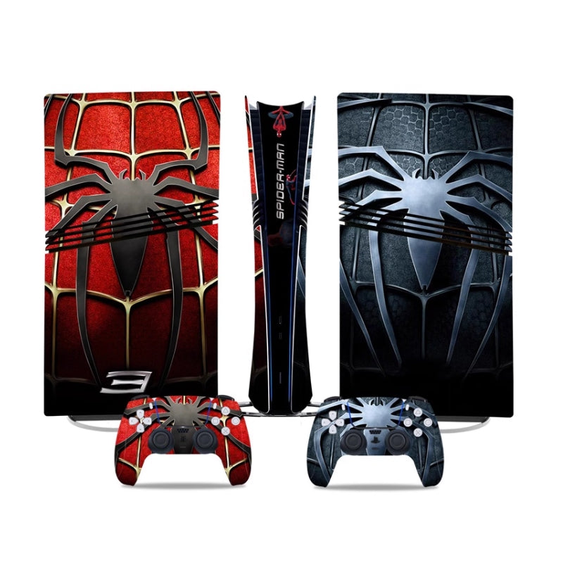 Load image into Gallery viewer, Sony PlayStation PS5 Pro Spider-Man Venom Theme Digital Edition Console Skin Sticker – No Residue PVC | Scratch-Resistant Gaming Designs
