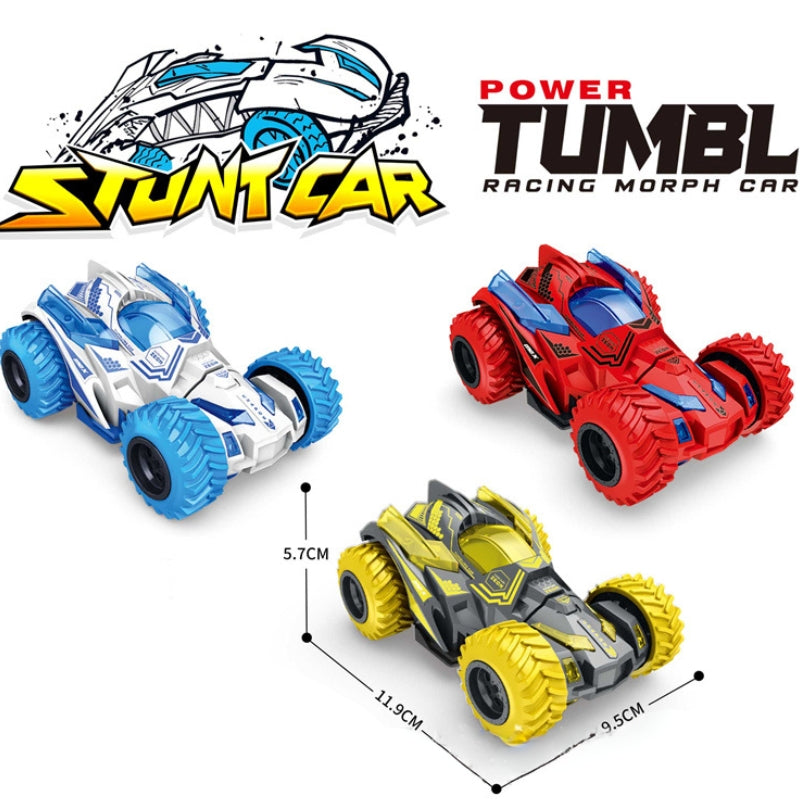 Load image into Gallery viewer, Racing Car Transforming Inertia Toy – 360° &amp; Upright Rotating Stunt Vehicle for Toddlers - i-Station Mobile Phone &amp; Electronic Device Repair and Accessories
