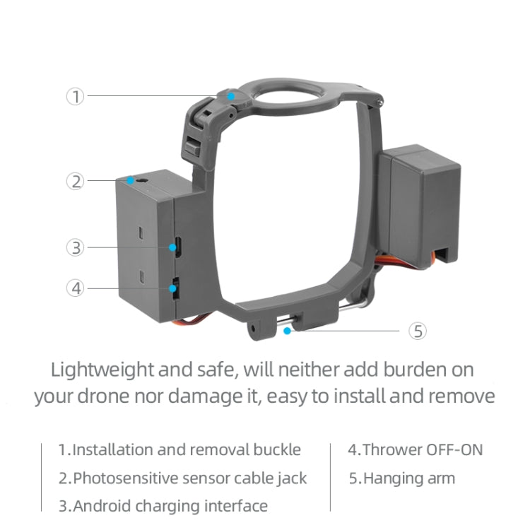 Load image into Gallery viewer, DJI Mavic 2 Pro &amp; Zoom Airdrop System Drone Thrower
