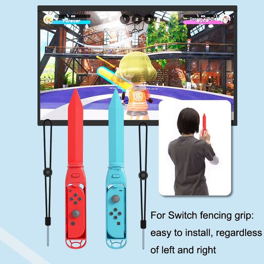 Switch 18 In 1 Lightsaber + Golf Racket + Grip Somatosensory Sports Set - Polar Tech Australia