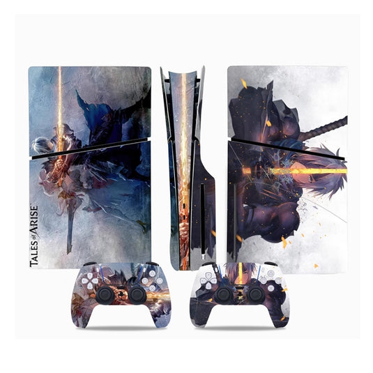Sony PlayStation PS5 Slim Disc Edition Anime and Gaming Theme Console Skin Sticker – No Residue PVC | Scratch-Resistant Gaming Designs