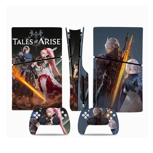 Sony PlayStation PS5 Slim Disc Edition Anime and Gaming Theme Console Skin Sticker – No Residue PVC | Scratch-Resistant Gaming Designs