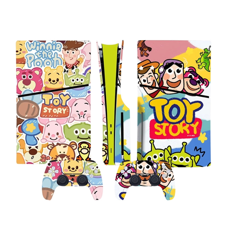 Load image into Gallery viewer, Sony PlayStation PS5 Slim Disc Edition Anime and Gaming Theme Console Skin Sticker – No Residue PVC | Scratch-Resistant Gaming Designs
