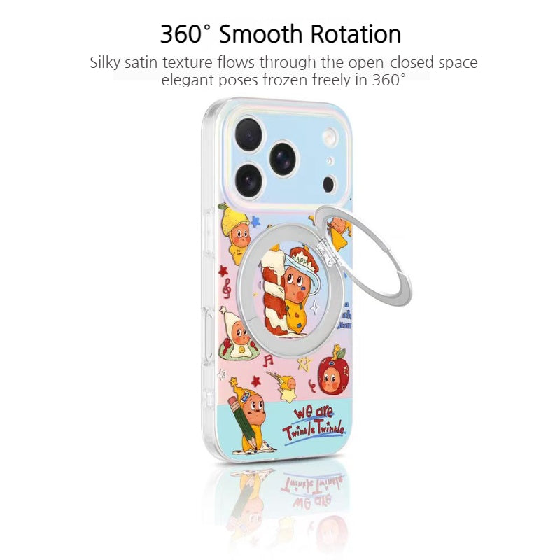 Load image into Gallery viewer, [Magsafe Compatible][Built-in Stand] Apple iPhone 16/Pro/Pro Max/Plus - Cartoon Cute Shockpoof Case

