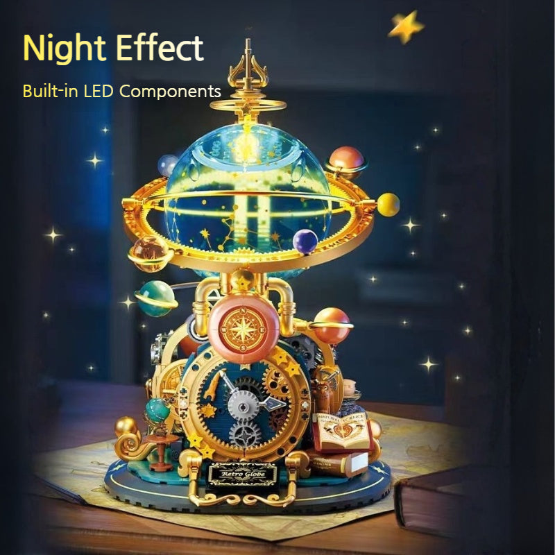 Load image into Gallery viewer, Femibox Kids’ DIY Planet Globe – Educational Building Blocks Ornament
