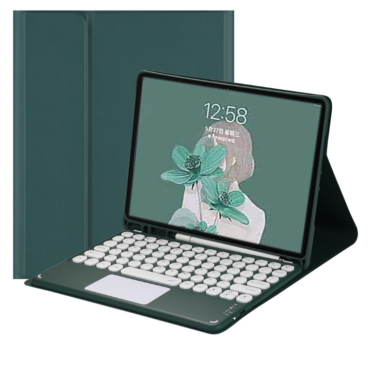 Load image into Gallery viewer, Apple iPad Air 3/ Pro 2 10.5" &amp; iPad 7/8/9th 10.2" Smart Wireless Trackpad Keyboard Flip Case
