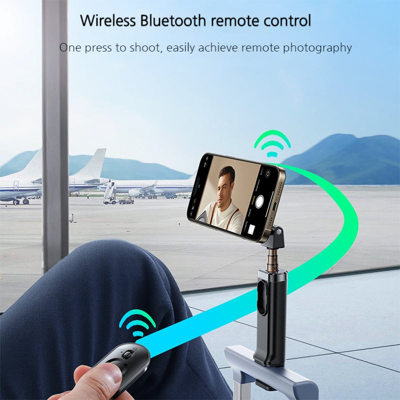 Load image into Gallery viewer, JOYROOM 3-in-1 Mini Portable Magnetic Travel Phone Stand with Wireless Bluetooth Remote
