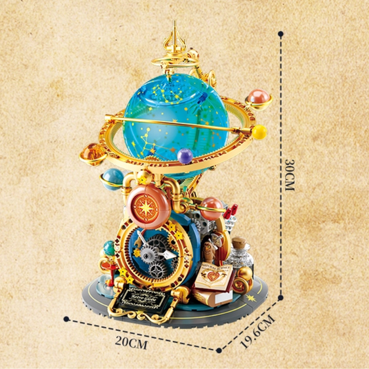 Femibox Kids’ DIY Planet Globe – Educational Building Blocks Ornament