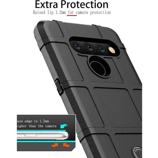 LG V50 ThinQ - Military Rugged Shield Heavy Duty Drop Proof Case