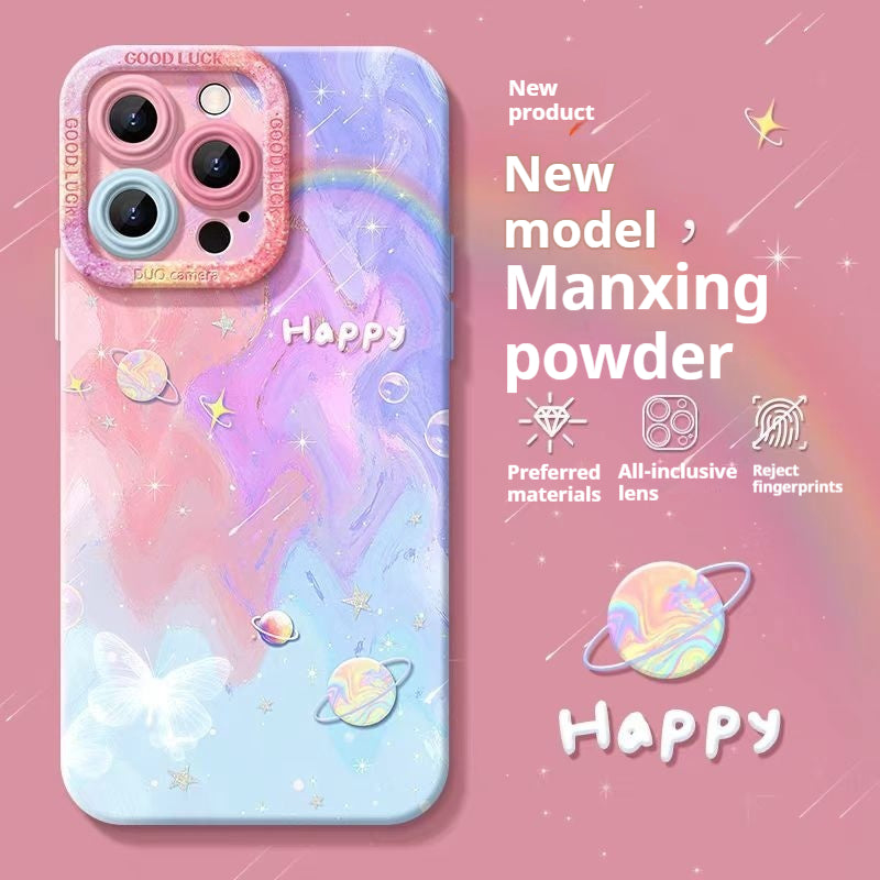 Load image into Gallery viewer, Apple iPhone 16/Plus/Pro/Pro Max Oil painting Silicone Full-cover Shockproof Blingbling Series Case
