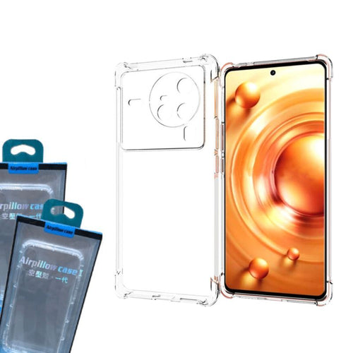 Vivo X80 (V2183A) AirPillow Cushion Clear Transparent Back Cover Case