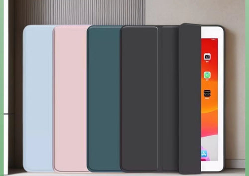 Samsung Galaxy Tab A11 2025 (SM-X133/X135) - Slim Folding Stand Liquid Silicone Shockproof Case Covers