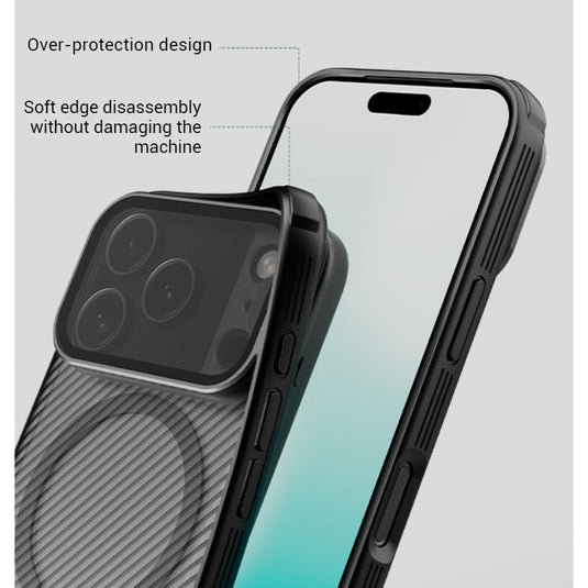 [Pre-order][Magsafe Compatible] Apple iPhone 17 Pro/Pro Max Transparent Shockproof Phone Case with Lens Kickstand