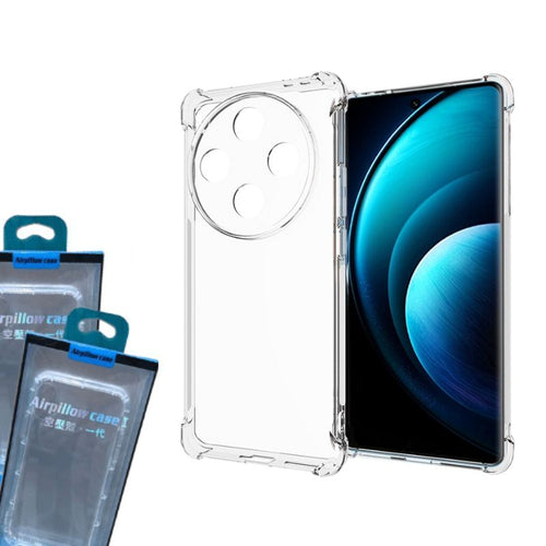 Vivo X100 (V2309A) AirPillow Cushion Clear Transparent Back Cover Case