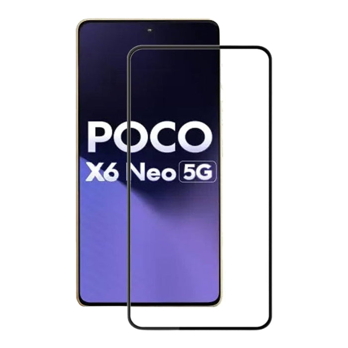 XIAOMI Poco X6 NEO Full Covered Tempered Glass Screen Protector