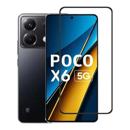 [9D Full Covered] XIAOMI Poco X6 - Tempered Glass Screen Protector