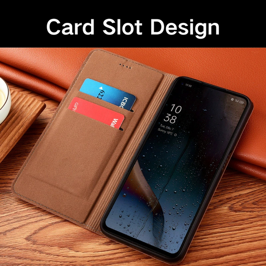 [With Card Slot] OPPO Reno8 Lite 5G - Flip Protective Wallet Case - i-Station Mobile Phone & Electronic Device Repair and Accessories