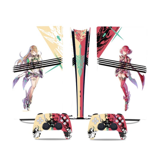 Sony PlayStation PS5 Pro Anime and Gaming Theme Digital Edition Console Skin Sticker – No Residue PVC | Scratch-Resistant Gaming Designs