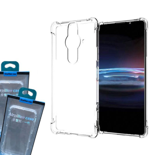 Sony Xperia Pro-I AirPillow Cushion Clear Transparent Back Cover Case