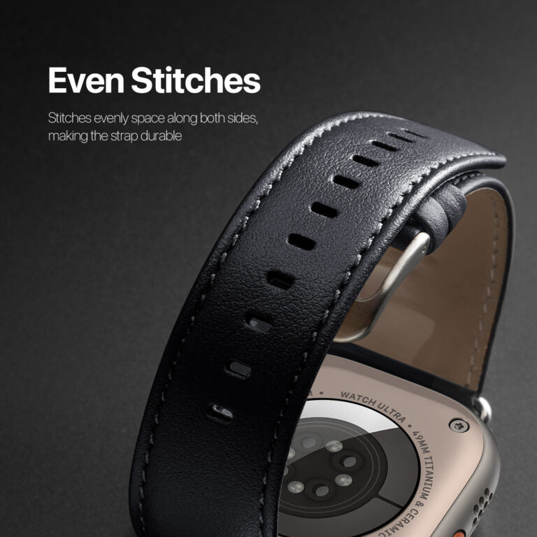 Load image into Gallery viewer, Apple Watch Series 1/2/3/4/5/6/SE/7/8/9/10 Business Premium Waterproof Leather Watch Strap Band
