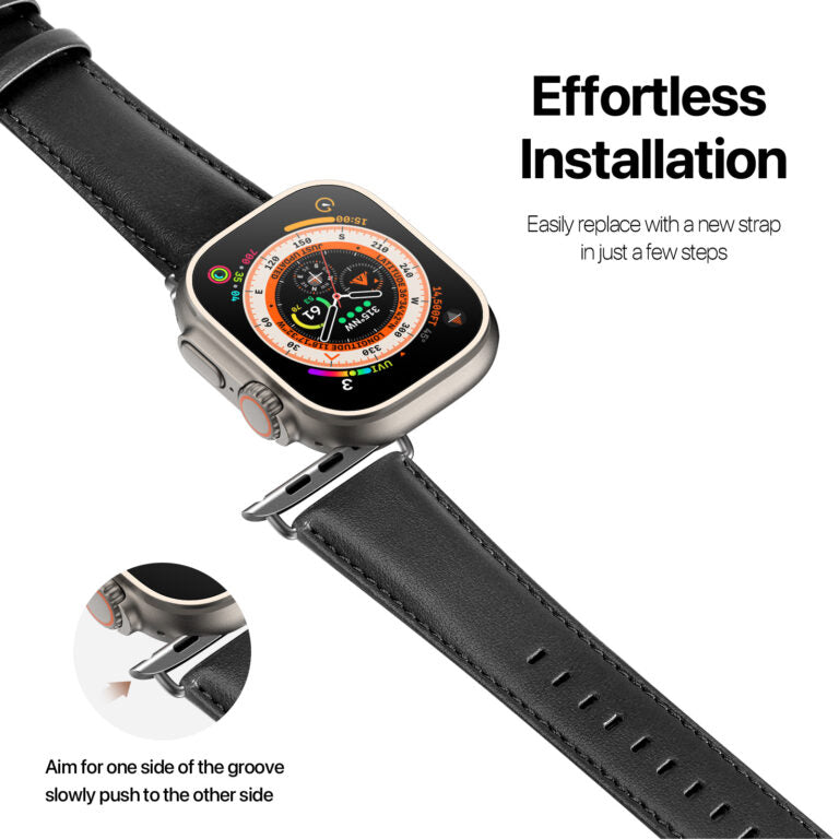 Load image into Gallery viewer, Apple Watch Series 1/2/3/4/5/6/SE/7/8/9/10 Business Premium Waterproof Leather Watch Strap Band
