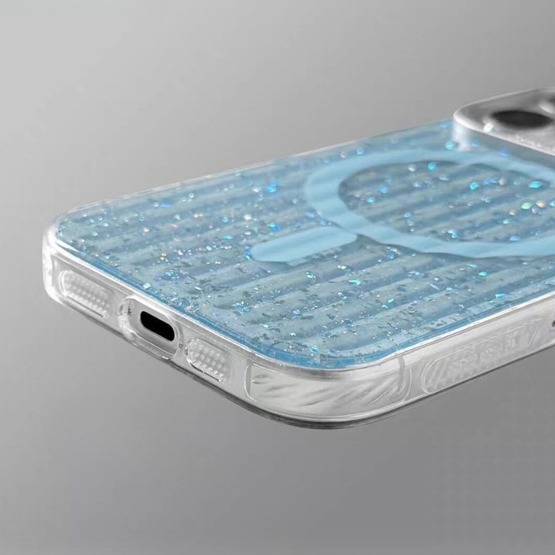 Load image into Gallery viewer, [Magsafe Compatible] Apple iPhone 17/Air/Pro/Pro Max Glitter Full-Cover Shockproof Phone Case
