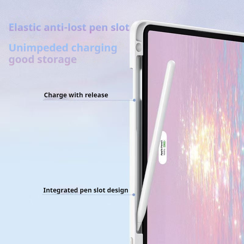 Load image into Gallery viewer, [Detachable] Apple iPad Air 11-inch M2 (2024) 720° Rotatable Gradient Full-cover Case With Pen Slot
