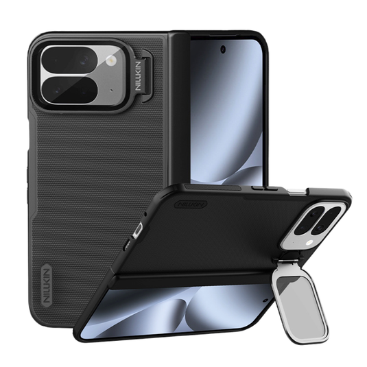 [With Lens Holder] [Magsafe Compatible] Google Pixel 10 Pro Fold - Nillkin Matte Shield Stand Protective Case with Magnetic Foldable Design - i-Station Mobile Phone & Electronic Device Repair and Accessories