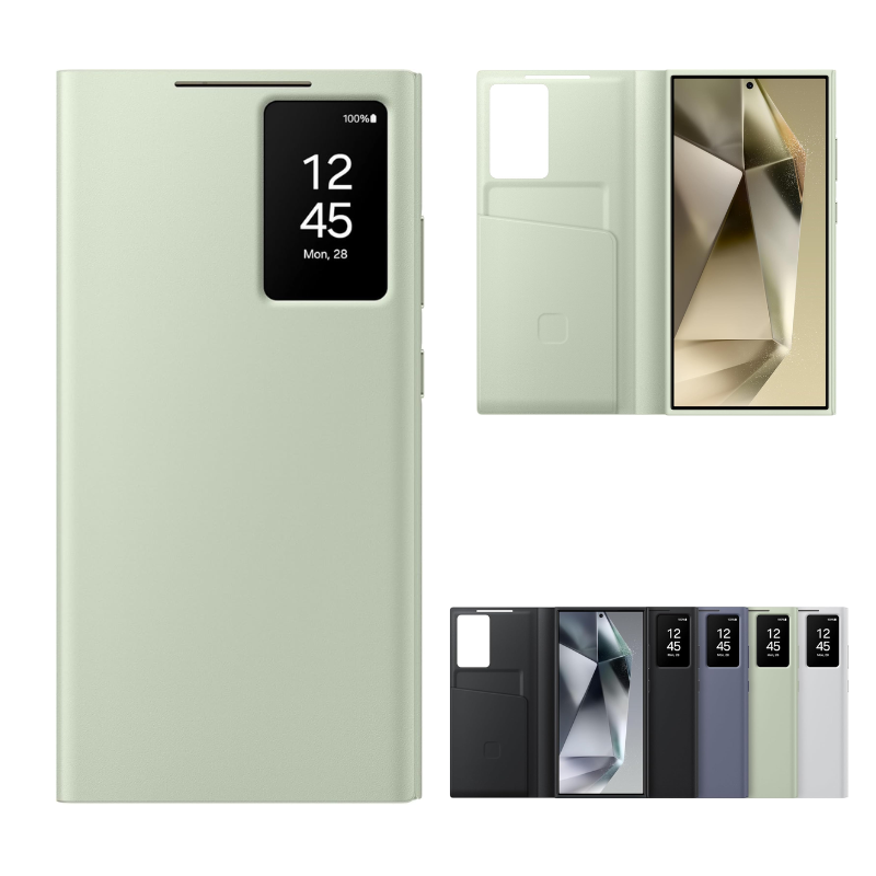 Load image into Gallery viewer, Samsung Galaxy S24 5G (SM-S921) - Samsung Smart View Wallet Flip Case - i-Station Mobile Phone &amp; Electronic Device Repair and Accessories
