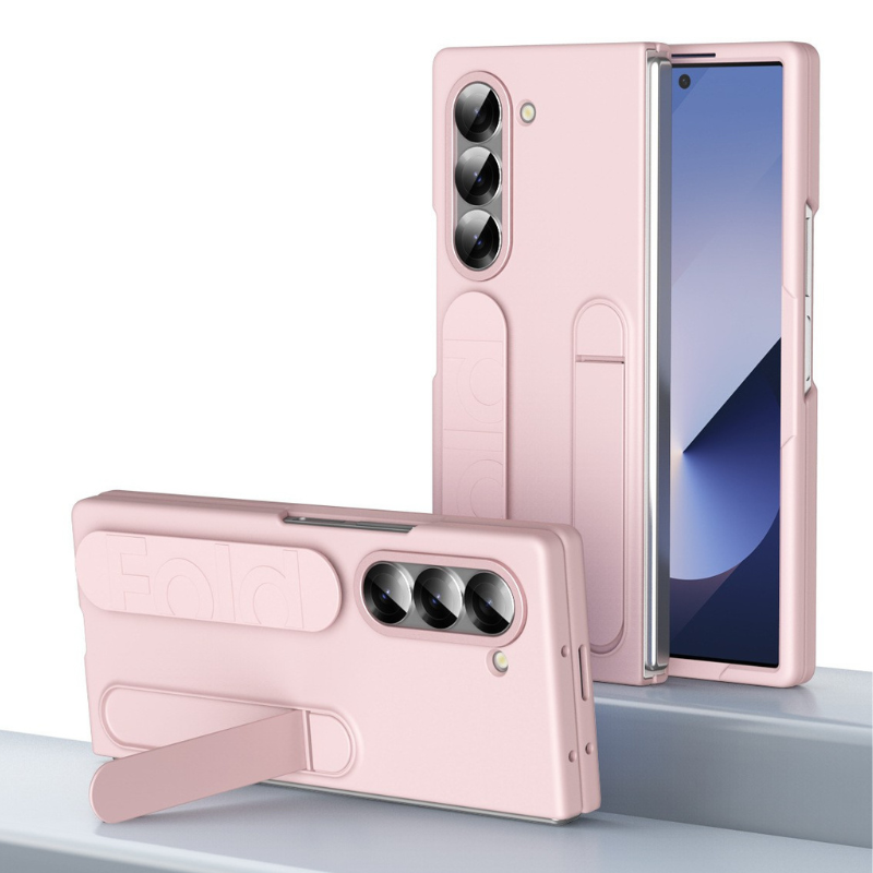 Load image into Gallery viewer, [Built-in Stand] [With Wrist Strap] Samsung Galaxy Z Fold4 (SM-F936) - Skin feel Holder Shockproof Phone Case - i-Station Mobile Phone &amp; Electronic Device Repair and Accessories
