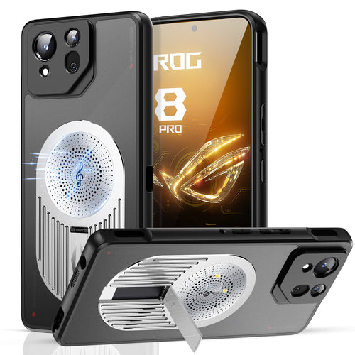 [Magsafe Compatible][Built-in Stand] ASUS Rog Phone 9 & 9 Pro - Frosted Heat Dissipation Aromatherapy Magnetic Shockproof Case