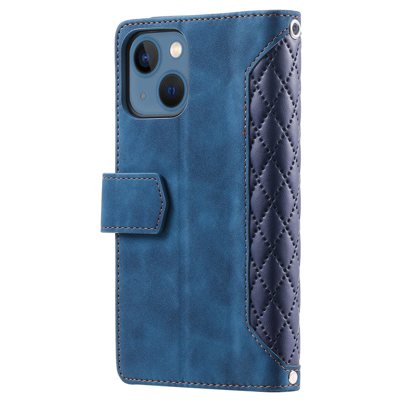 Load image into Gallery viewer, [With Card Slot] Apple iPhone 16/Pro/Pro Max/Plus Zippered Leather Flip Wallet Series Case
