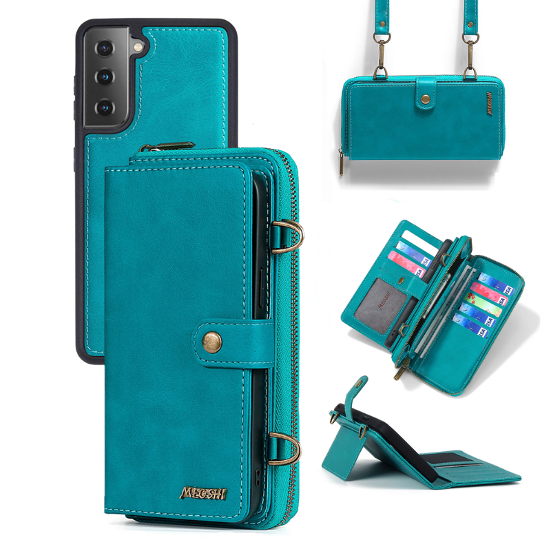 Load image into Gallery viewer, [2 in 1 Magnetic Detachable][With Card Slot] Samsung Galaxy S26/Plus/Ultra - Multi Functional Flip Leather Wallet Series Case
