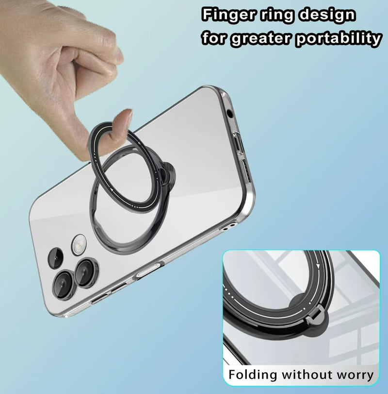 Load image into Gallery viewer, [Built-in Ring Bracket] Xiaomi Mi 13T/Pro High-Transparency Shockproof Essentials Series Case
