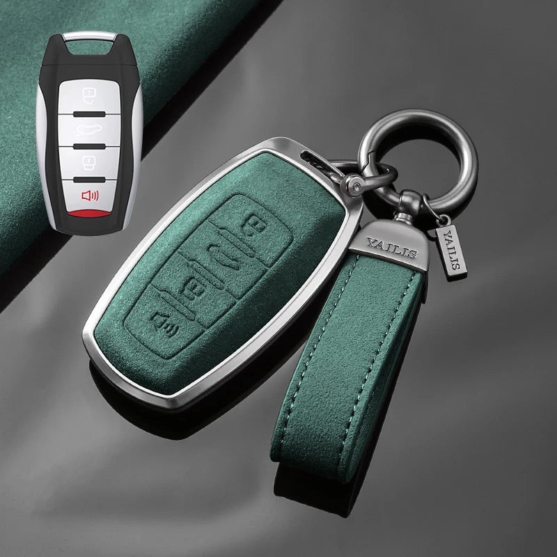 Load image into Gallery viewer, Great Wall High-Quality Suede Car Key Fob Case Cover For Haval Raptor, Dargo 2nd Gen, Xiaolong Max, Shenshou, H6
