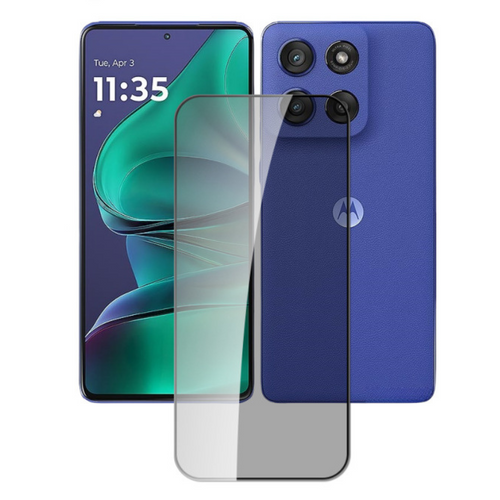 [Full Covered][Privacy] Motorola Moto Edge 60 Stylus -  9H Hardness Anti-Spy Tempered Glass Screen Protector
