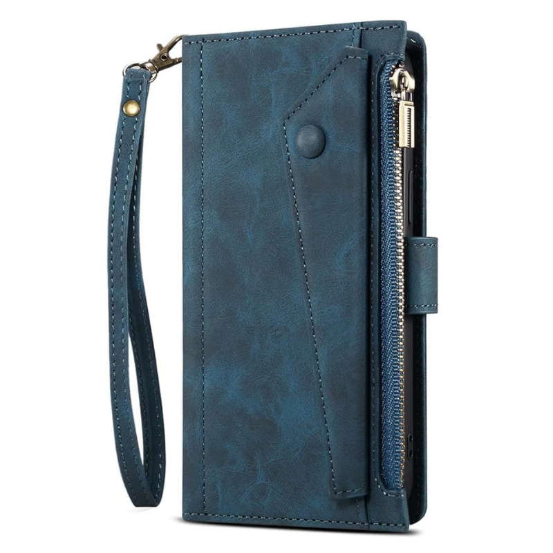 Load image into Gallery viewer, [Built-in Strap][With Card Slot] Motorola Moto Edge 60 Fusion - Premium Leather Shockproof Wallet Case
