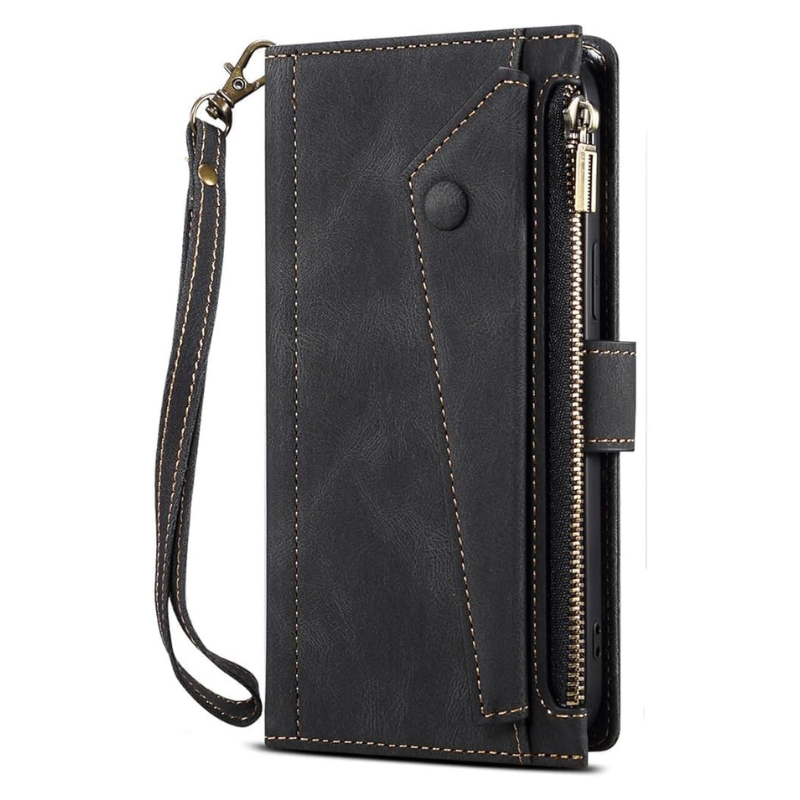 Load image into Gallery viewer, [Built-in Strap][With Card Slot] Motorola Moto Edge 60 Fusion - Premium Leather Shockproof Wallet Case
