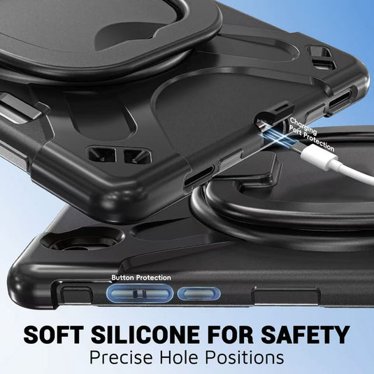 Samsung Galaxy Tab S12 Plus (2026) 12.4" - Multifunctional Shockproof Heavy Duty Series Case With Shoulder Strap