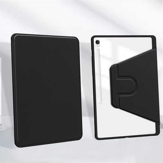 [With Pen Slot] Samsung Galaxy Tab S10 FE Plus (2025) 13.1" - 360 Degree Rotating Magnetic Flip Cover Case